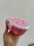 MARMITA COM TALHER URSO ROSA POTE LANCHEIRA - comprar online