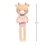 GIRAFINHA SOFT COOKIE 50CM EM PELÚCIA BUBA - loja online
