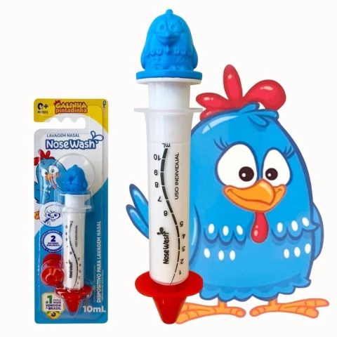 SERINGA PARA LAVAGEM NASAL NOSEWASH GALINHA PINTADINHA
