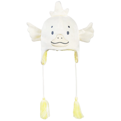 GORRO LÚDICO 0-12 MESES PIMPOLHO AMARELO/PATO