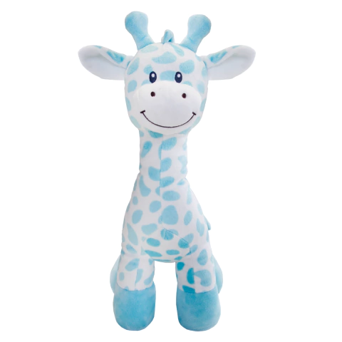GIRAFINHA 40CM EM PELÚCIA AZUL BUBA GIRAFA