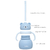 COPO EM SILICONE COM CANUDO BUBA URSINHO AZUL - comprar online