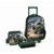 Kit mochila de rodinhas, estojo e lancheira térmica Dinos