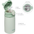 GARRAFA TÉRMICA BUBA URSINHO VERDE COPO GARRAFA - comprar online