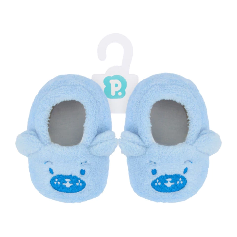 PANTUFA 0-7 MESES PIMPOLHO AZUL/URSINHO
