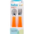 KIT TALHERES BUBAZOO LARANJA BUBA TALHER COLHER GARFO