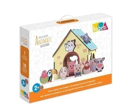 PASSA FIGURAS ANIMAIS DA FAZENDINHA BABEBI JOGO EDUCATIVO