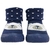 MEIA COM SOLA COMFORT 19 PIMPOLHO AZUL/URSO POLAR - comprar online