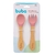 KIT TALHERES SILICONE E BAMBU ROSA