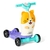 PATINETE 3 EM 1 SCOOTY CAT ROSA CALESITA PATINETE INFANTIL