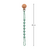 PRENDEDOR DE CHUPETA EM SILICONE BUBA VERDE - comprar online