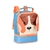 LANCHEIRA TÉRMICA INFANTIL CACHORRO AZUL/LARANJA