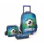 Kit mochila de rodinhas, estojo e lancheira térmica Goal