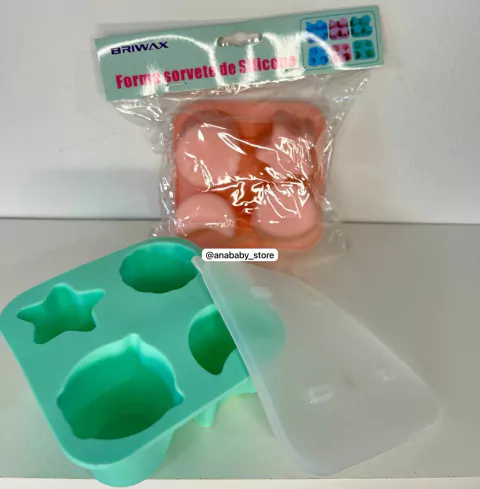 Forma de picolé em silicone 11x6cm