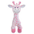 GIRAFINHA 40CM EM PELÚCIA ROSA BUBA GIRAFA