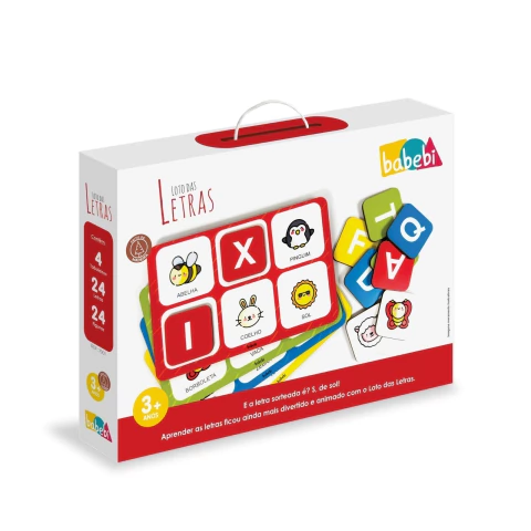 LOTO DAS LETRAS BABEBI JOGO EDUCATIVO