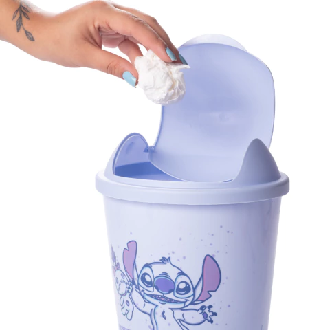 Lixeira Stitch Com Estampa Flip 3,9 L