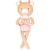 GIRAFINHA SOFT COOKIE 50CM EM PELÚCIA BUBA - comprar online