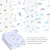 KIT 3 TOALHAS DE FRALDA 1,20M X 60CM KARINHO ESTAMPADA AZUL - comprar online