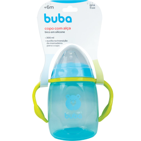 COPO DE TREINAMENTO COM ALÇA REMOVÍVEL URSO AZUL