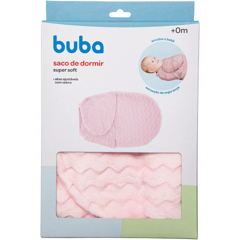 SACO DE DORMIR SUPER SOFT BUBA ROSA