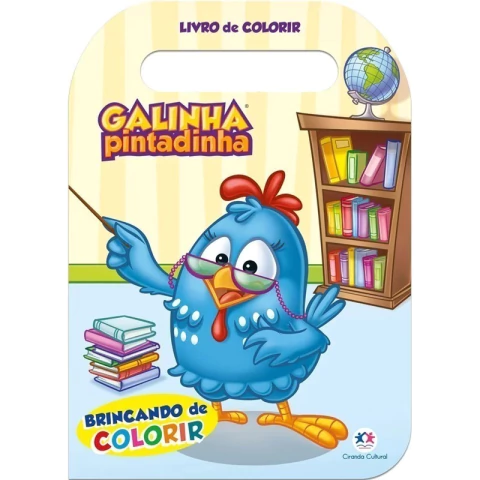 Livro de colorir: Galinha Pintadinha - Brincando de colorir