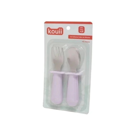 KIT TALHERES INOX KOUII PANDA PANDI TALHER