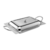 Guisera rectangular de acero inoxidable 38 x 25 cm