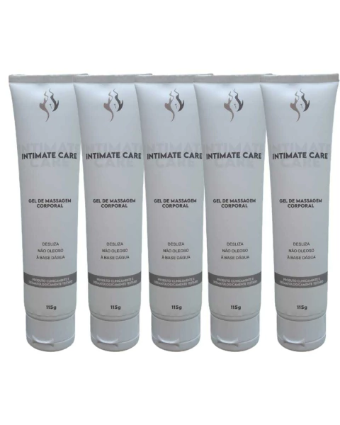 Kit 5 Lubrificante super deslizante Intimate Care 115gr