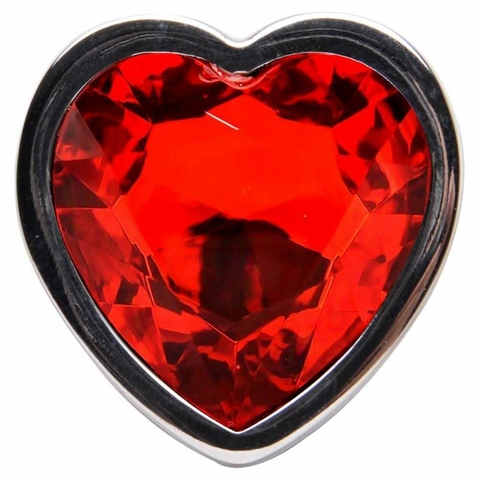 Plug metal coração P - Cores variadas