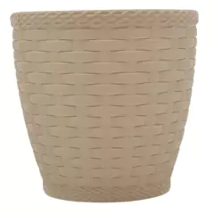 Vaso Rattan Redondo Médio (10L) Palha INJEPLASTEC na internet