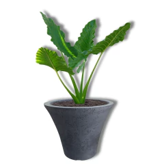 Vaso Harmony 37 (12L) Cor Preto Ardosia JAPI - Cultiv.me