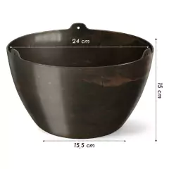 Cachepô Elegance Cuia 01 (4L) Café Imperial NUTRIPLAN