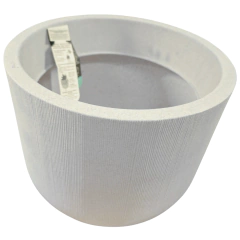 Vaso Fringe Cilíndrico 36 (20L) Cor Off-White JAPI
