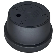 Vaso Cuia Bari Eco (20x10) Cor Preta OKLA - Cultiv.me