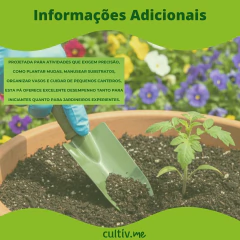 Pá Estreita em Aço para Jardinagem Verde TOP GARDEN - loja online