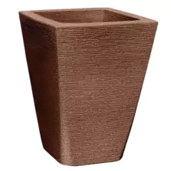 Vaso Grafiato Trapézio 35 (17L) Cor Ferrugem NUTRIPLAN