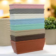 Jardineira Rattan Mini (750ML) Verde INJEPLASTEC - loja online
