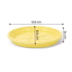Vaso Aquarela com Prato 2,5 (1L) Amarelo NUTRIPLAN - loja online