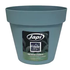 Vaso Plástico Unique 12 (12X10,5cm) Azul JAPI - comprar online