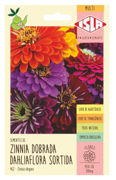 Sementes Zinnia Dahliaflora Sortida ISLA