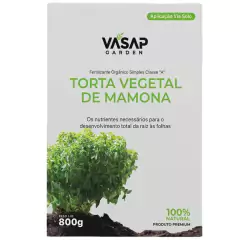 Fertilizante Orgânico Classe A Torta de Mamona (800g) VASAP - comprar online