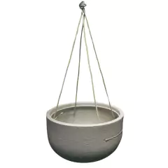 Vaso Rústico Suspenso com Corda 28 (7L) Cor Mármore JAPI