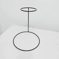 Imagem do Suporte com Base para Kokedama (20X10) Preto JC JARDIM