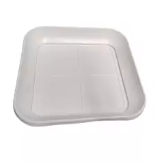 Prato para Vaso Quadrado GG Cor Mármore INJEPLASTEC na internet