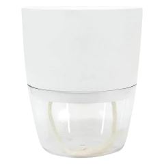 Vaso Acqua Autoirrigável (12x14) Cor Branco VASART
