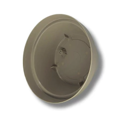 Vaso Cuia Bari Eco (15x7) Cor Cinza Taupe OKLA na internet