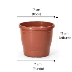 Vaso primavera Nº2 cor cerâmica (1,9L) NUTRIPLAN - comprar online