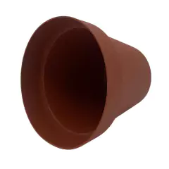 Vaso Redondo Bari ECO (15X13) Cor Terracota OKLA - loja online