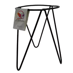 Suporte Tripé para Kokedama T11 (10X13,5) Preto JC JARDIM